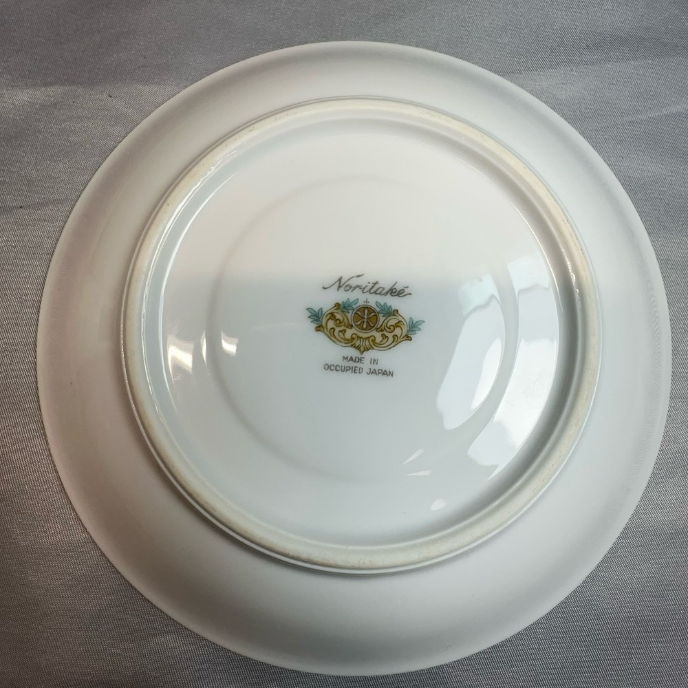 MINT Noritake Occupied Japan Tea Cup Saucer‎ Floral Gold Grandmillennial Tea Cup - Picture 9 of 12